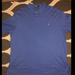 Sky Blue 2XL LONG POLO